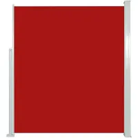 vidaXL Marquise latérale 160x300 cm rouge
