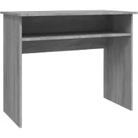 vidaXL Bureau gris Sonoma 90x50x74 cm Bois composite