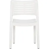 vidaXL Chaises de jardin 2 pcs. Blanc Polypropylène