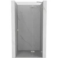 Mexen Lunar porte de douche pivotante droite 75 cm, transparent, nickel brossé - 834-075-000-97-00-P