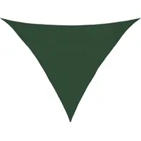 vidaXL Voile D'ombrage 160 G/M² Vert Foncé 3x3x4,2 M Pehd