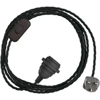 Creative Cables Douille Avec Cordon Snakebis Twisted Shade Ready E27
