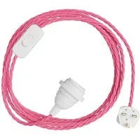 Creative Cables Douille Avec Cordon Snakebis Twisted Shade Ready E27