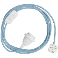 Creative Cables Douille Avec Cordon Snakebis Zig-zag Shade Ready E27