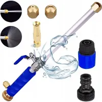 Rosfix SET4 – Lance à Pression pour Tuyau d'arrosage | Filetage 3/4", Aluminium, Max. 25 bar