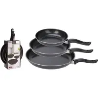 Excellent houseware Set de poêles à frire 3 pièces - budgetline