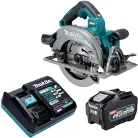 Makita Scie circulaire sans fil HS 003 GT101 40 V max. 190 mm sans balais + 1 batterie 5,0 Ah + chargeur
