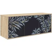 vidaXL Meuble TV mural DOKKUM, 102 x 33 x 40 cm, imitation chêne Sonoma
