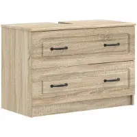 vidaXL Meuble sous-lavabo , modèle UTRECHT, en chêne Sonoma, dimensions : 82 x 41 x 56 cm