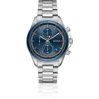 BOSS BOSSLETIC montre en acier inoxydable avec cadran bleu