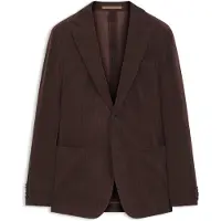 BOSS Blazer Slim en velours côtelé stretch