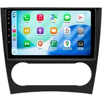 AWESAFE Radio Android 9'' 64GB Mercedes C-Klasse W203 Facelift (2004-2007) avec CarPlay & Android Auto Navigation & Bluetooth