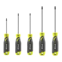 Ryobi Jeu de 5 tournevis magnétiques Torx - RHSDST5