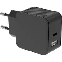 BigBen Interactive CS 45W (45W ou 12+30W) USB A+C PD GaN Noir Recycle