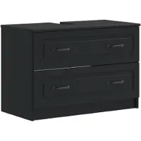 vidaXL Meuble sous-lavabo , modèle UTRECHT, noir, 82 x 41 x 56 cm