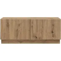 vidaXL Meuble TV en bois imitation chêne artisanal