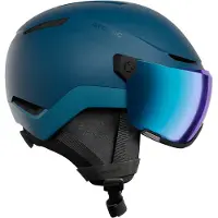 Atomic - Casque de ski - Revent Visor Stereo Deep Ocean - Taille 55-59 cm - Bleu