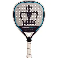 Black Crown Hurricane Confort 4.0 Padel Racket Argenté Homme