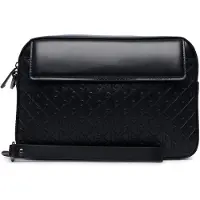 Calvin Klein Sac à bandoulière 'REFINED EMBLEM MIX POUCH BORSA' noir