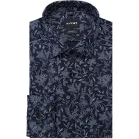 Olymp Luxor Performance Climate Control Comfort Fit Chemise marine, Fleurs