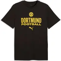 Puma Bvb Borussia Dortmund Culture Short Sleeve T-shirt Noir L Homme