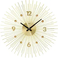 AMS Horloges murales modernes Diamètre du boîtier 50 cm - Modèle : 9611