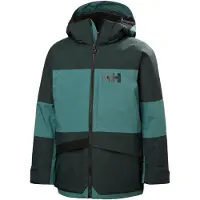 Helly Hansen - Veste de ski imperméable et respirante - Jr Summit 2.0 Jacket Opal Green - Taille Enfant 9 ans - Vert