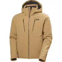 Helly Hansen - Veste de ski imperméable, respirante et isolante en Primaloft&reg; - Alpha 4.0 Jacket Elmwood - Taille L - Marron