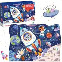 Dodo Puzzle Transport : Voyage dans l'espace 30 pièces