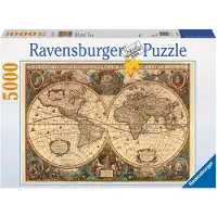 Ravensburger Puzzle Mappemonde antique - 5000 pièces