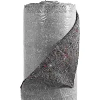 vidaXL - Tissu géotextile 1 x 10 mètres, polyester et coton, gris