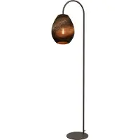 Masterlight Lampe de pied Carta Pineapple Teinte Think-paper cacao Ø 29cm