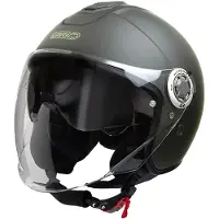 Gari G20 Evo Sunvisor Open Face Helmet Vert,Noir S