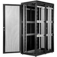 Digitus 42HE Serverschrank, Unique Server-N 2053x800x1200 mm, schwarz (RAL 9005) (42 HE, Rack 19 pouces), Armoire serveur, Noir