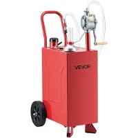 Vevor Chariot Carburant 56,8 L Réservoir à Carburant Mobile Pompe Manuelle