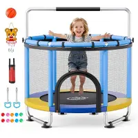 Vevor Trampoline pour Enfants 150 cm Mini-trampoline Charge jusqu'à 60 kg