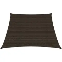 vidaXL Voile d'ombrage 160 g/m² Marron 3/4x2 m PEHD