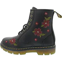 Dr. Martens Aprile Floral Veterschoenen Hoog - zwart - Maat 42