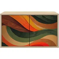 vidaXL Meuble TV mural BONN, 69 x 33 x 40 cm, imitation chêne Sonoma