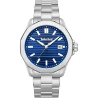 Timberland Montre dateur Bretton Woods Silver Silver