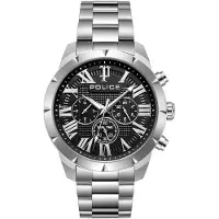 Police Montre fonction Roman Silver Silver