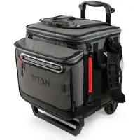 Titan By Artic Zone Artic Zone 38l Wheeled Soft Portable Cooler Noir