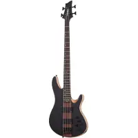 Schecter Charles Berthoud CB-4 See-Thru Black Satin basse électrique