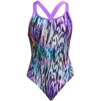 Funkita Eclipse Swimsuit Violet AUS 14 Femme