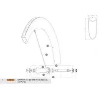 Mavic Jante Comete Pro Carbon Sl Ust 20 Front