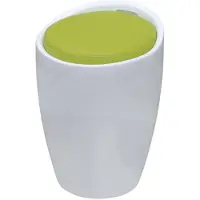 vidaXL Tabouret De Bar Avec Si¿¿Ge Amovible Cuir Artificiel Rond Vert
