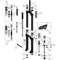 DVO Garde-boue Avant Onyx 38 D1/d2/wp Ref 8