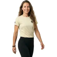 IXS Flow 1.2 Tech Short Sleeve T-shirt Beige L Femme