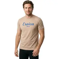Santini Eroica Cipressi Short Sleeve T-shirt Beige M