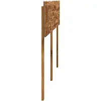 vidaXL Tête de lit en bois brut ROSTOCK Naturel 140 cm